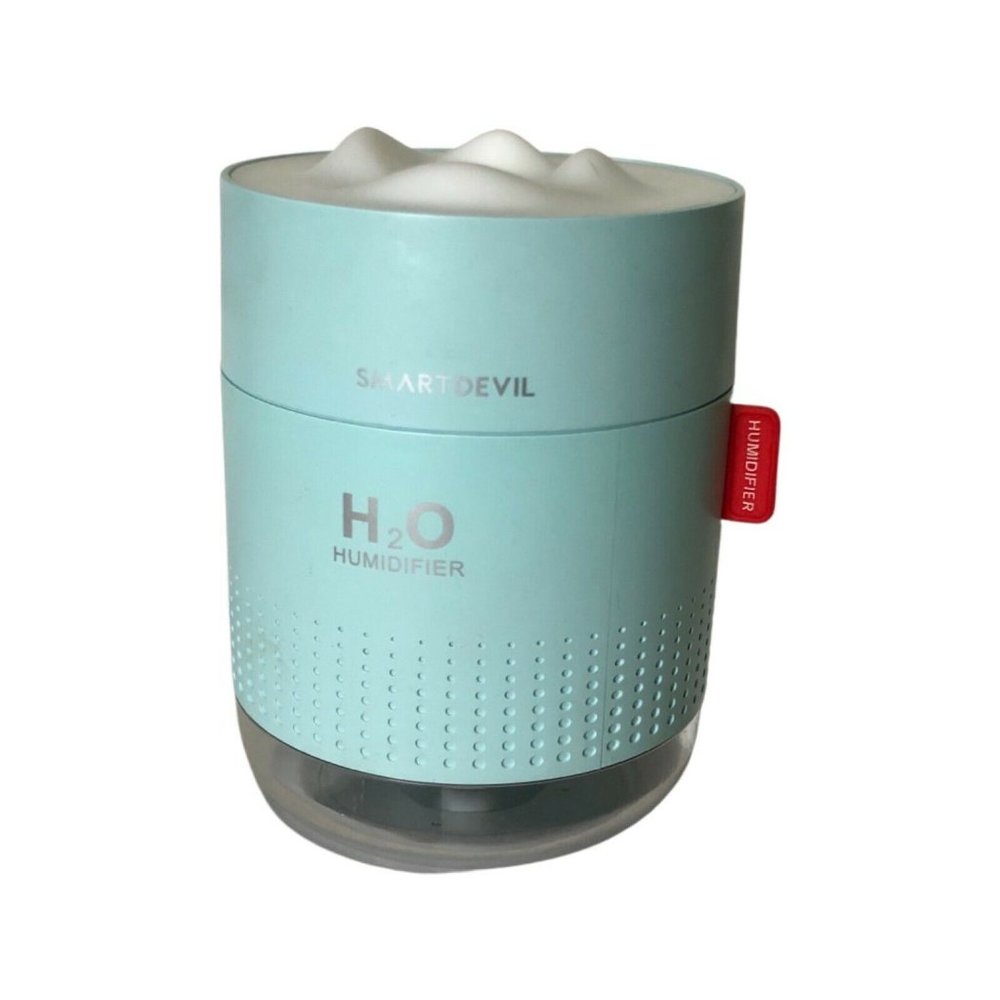 Smart Devil H20 Small Desk Humdifier Whisper-Quiet | Light Blue